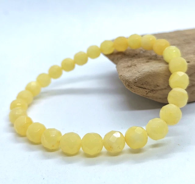 Braccialetto Elastico Con Perline In Pietra Naturale Softones