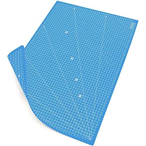 Alfombra de corte MAXKO autocuración A2 división métrica tapete de corte para tela en azul