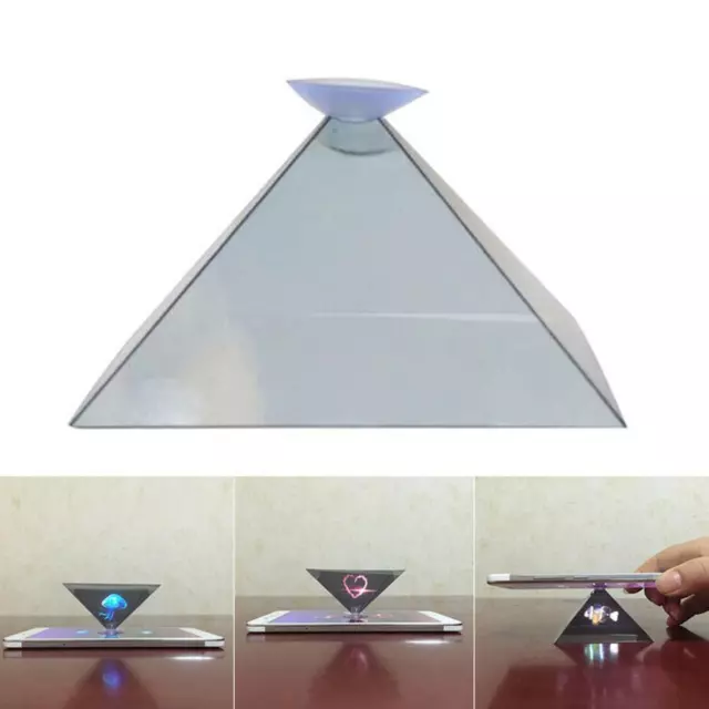 Vidéo projecteur pyramide d'affichage d'hologramme holographique 3D 2022 - NICE√