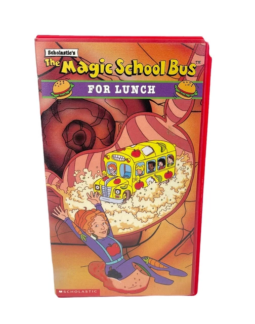 THE MAGIC SCHOOL BUS FOR LUNCH VHS Video Tape 1995 Clamshell Scholastic £5.34 - PicClick UK