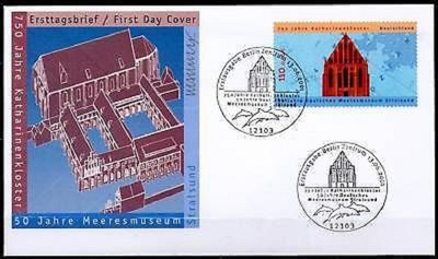 Berliner Rfa 2001 2195 Avec Berliner Ersttagssonderstempeln ! Stralsund FDC Le No 
