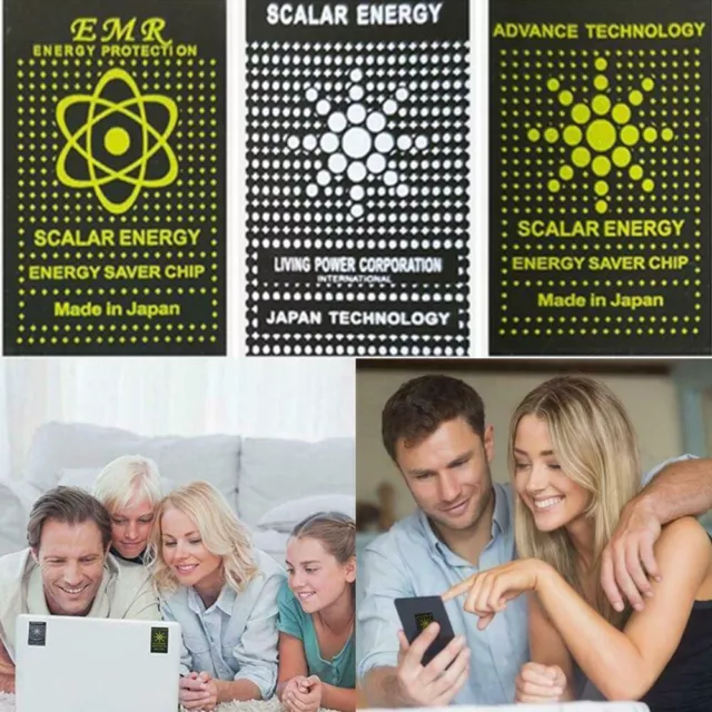 1/2/4 Anti-Strahlung EMR EMF Scalar Sticker Energy Saver Protection Phone Shield