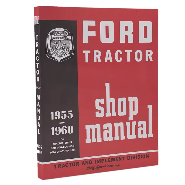 Ford Service Manual Reprint Fits Ford Tractor 600 601 700 701 800 801