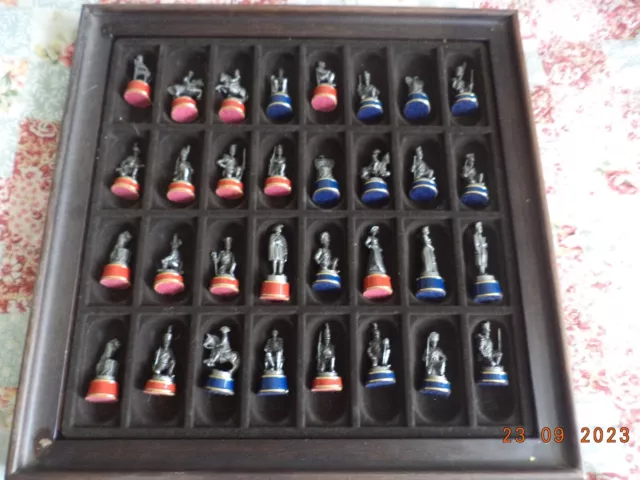 Franklin Mint the Battle of Waterloo chess set