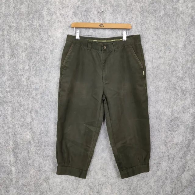 Musto Breeks W34 Dark Olive Shooting Outdoor Country Cotton Twill Unlined