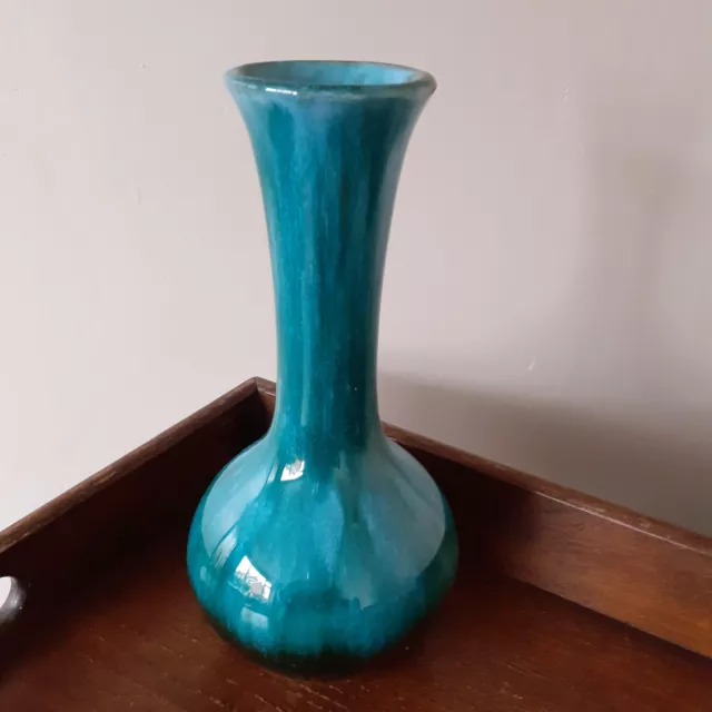 Vintage blue mountain pottery Large Bud Vase
