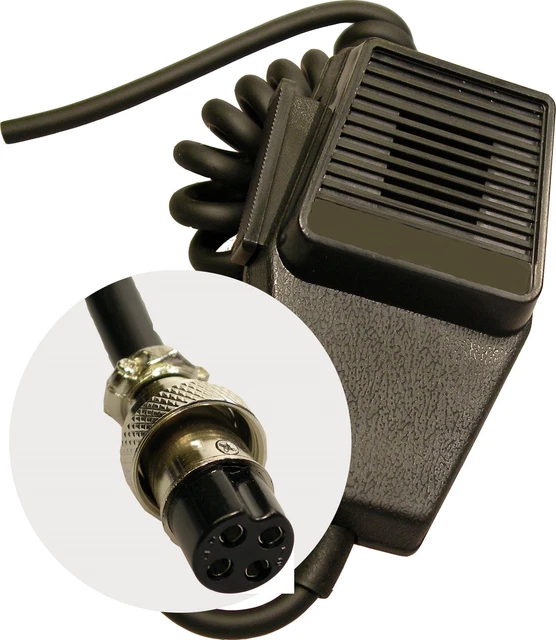 CM4 CB Radio Haut-parleur Mic Microphone 4 broches pour Cobra / Uniden Voiture Talkie Walkie