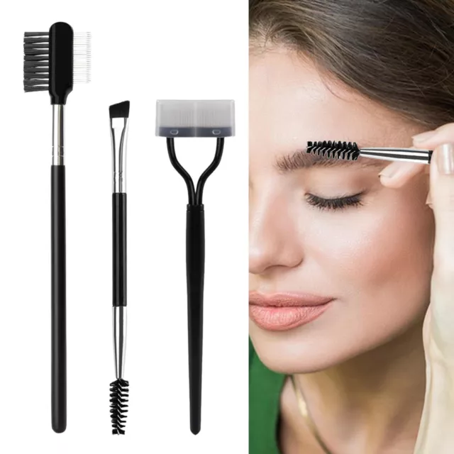 Eyebrow Brush Eyelash Separator Brow Comb & Lash Spoolie Professional Eye Makeup