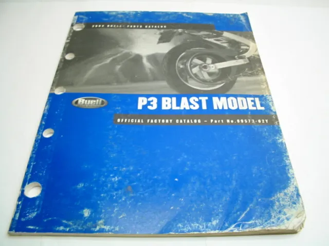 2002 Buell Parts Catalog - P3 Blast Models - 99573-02Y