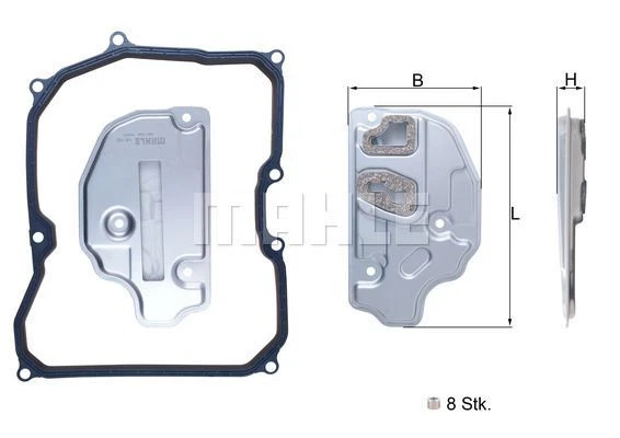 Knecht Mahle Filtro Olio Cambio Automatico Con Guarnizione Adatto Per Audi A3 Tt
