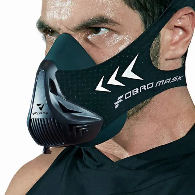 FDBRO Sport Mask Training Resistance Fitness Cycling High Altitude Endurance