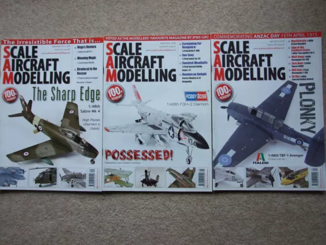 11 SCALE AIRCRAFT MODELLING MAGAZINES - 2010/11/12 - most MINT others VERY GOOD