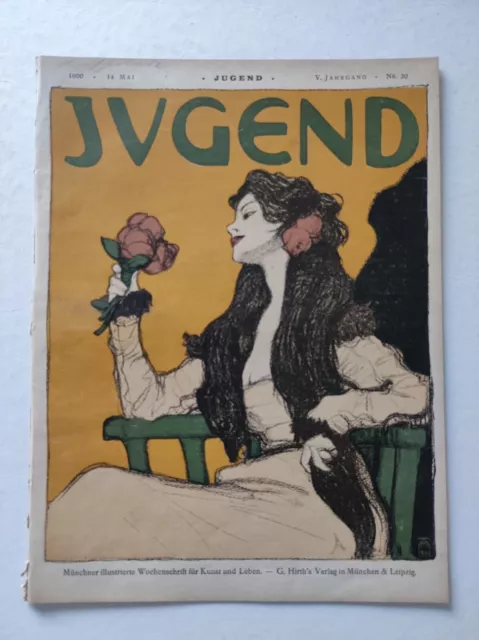 ORIGINAL Zeitschrift JUGEND Hirth 1900 Nr. 20 - guter Zustand nach 120 Jahren!