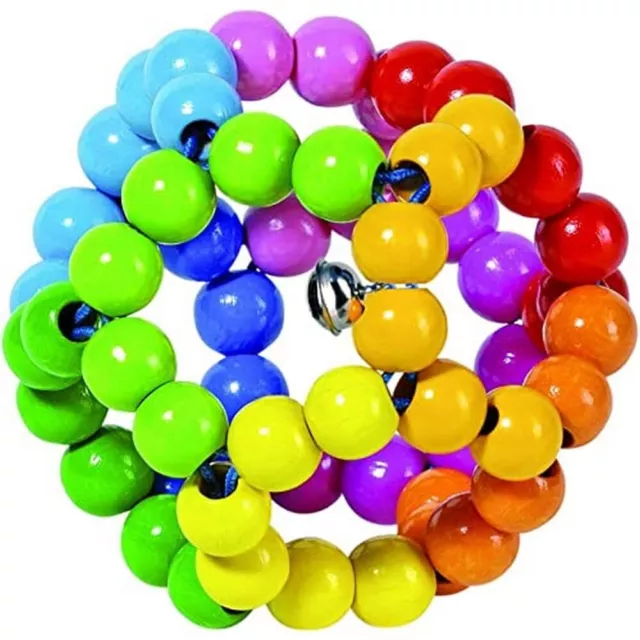 Heimess 735670 Touch Ring Elastic Rainbow Ball, Multicoloured