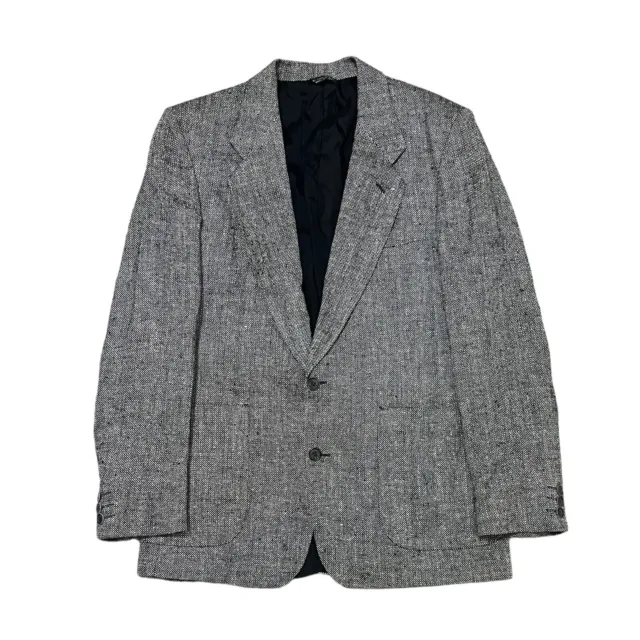 Pierre Cardin Grey Blazer Suit Jacket Size 60 / 102L Formal Work Vintage