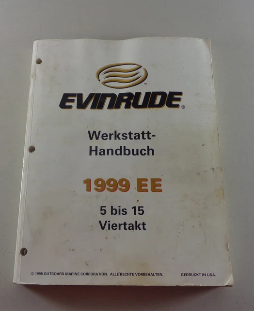 Manuel D'atelier Clymer Evinrude Hors-bord 85-300ch 2 Temps 1995-2006 B737-2