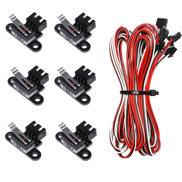 6 pz accessori stampante 3D interruttore limite meccanico verticale interruttore di ripristino corsa