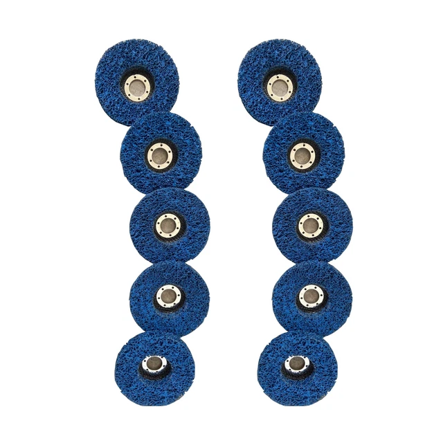 10PCS Strip Discs Stripping Wheel for Angle Grinder 4-1/2" x 7/8" Fit Angle G...