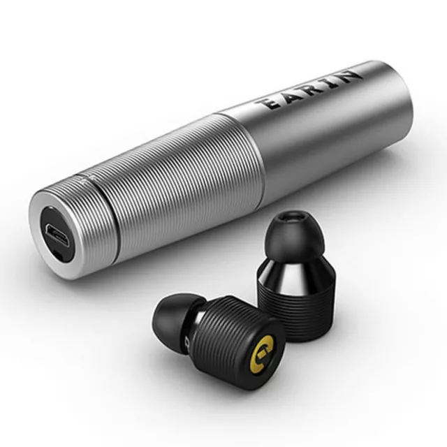 EARIN M-1 True Wireless Earbuds Bluetooth In-ear Earphones Silver Headphones New