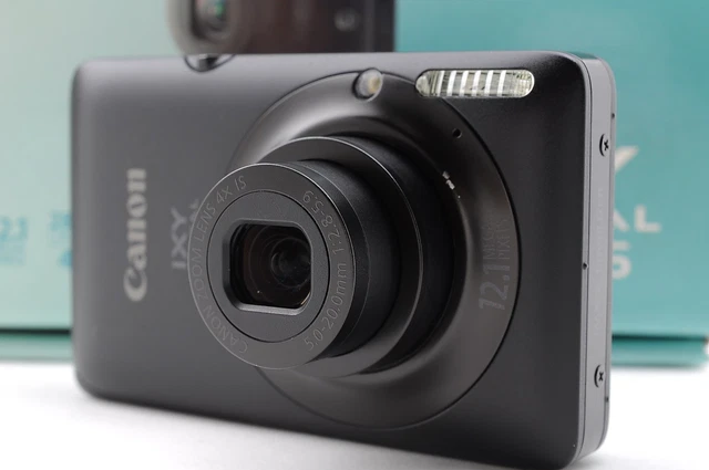 CANON IXY DIGITAL 220 IS Black Compact Digital Camera From