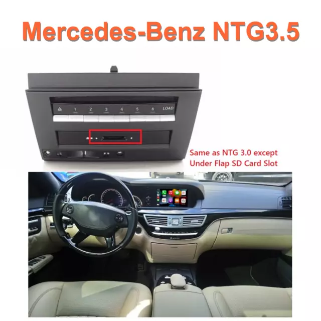 Drahtloser Android Auto Apple CarPlay-Adapter für Mercedes Benz W221 mit NTG3.5 2