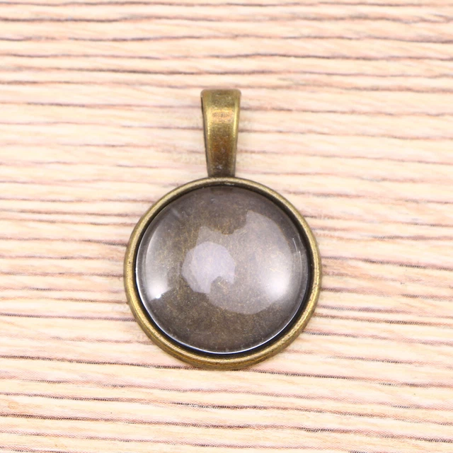 Pendant Trays Glass Cabochons Accessories Glass Pendant Jewelry Tray DIY Pendant