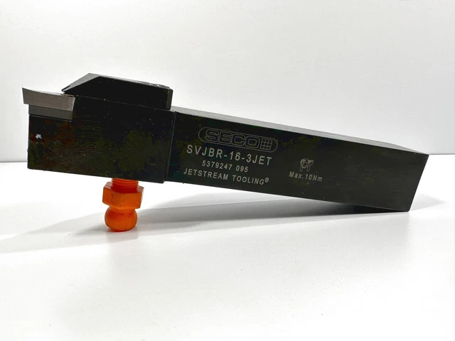 SECO SVJBR-16-3JET Used Lathe Tool Holder 1" Shank 1pc