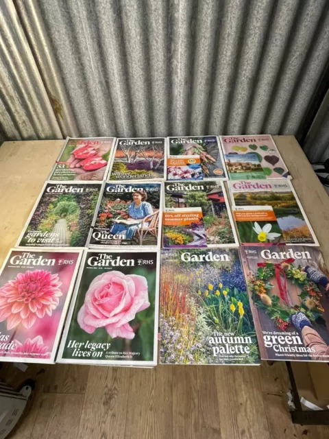 RHS The Garden Members Only Magazine 12 Issues Jan-Dec 2022