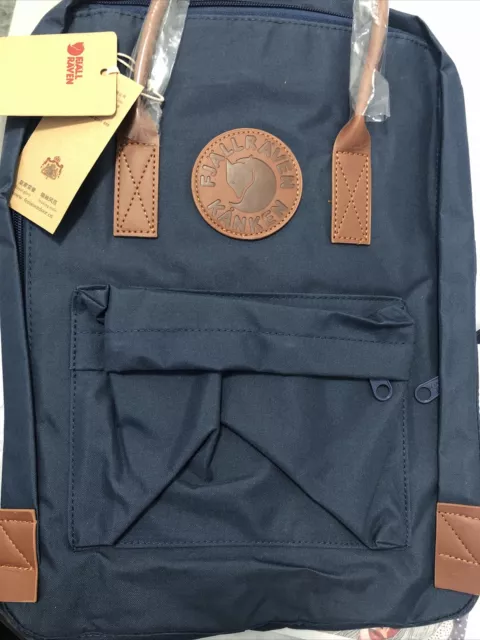 fjällräven Kanken No-2 Wander Und Freizeit Rucksack Mit Sitzkissen Dunkel Blau🪻