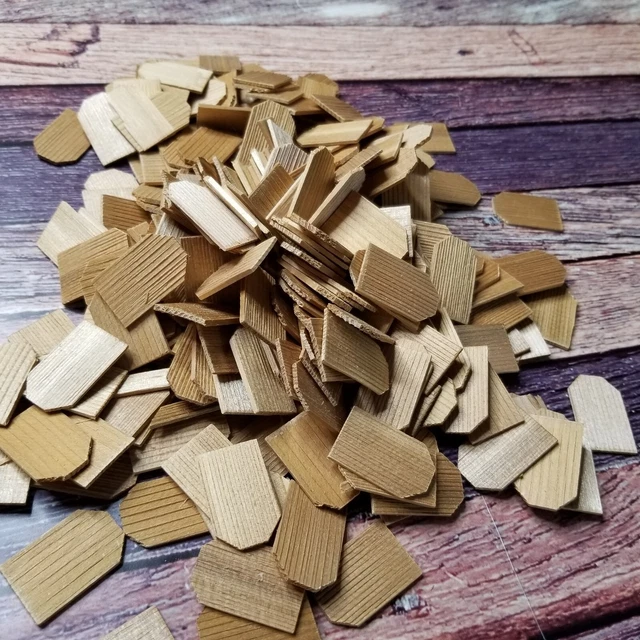 Dollhouse Miniatures 1:12 Scale CEDAR Hexagon Shingles - Lot of 250 Unused