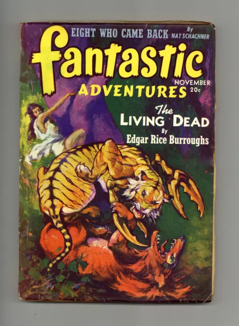 Fantastic Adventures Pulp / Magazine Nov 1941 Vol. 3 #9 GD