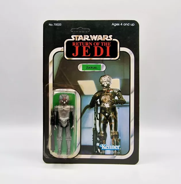 Vintage Star Wars ✧ Zuckuss ✧ Kenner 65 Bk Figure Moc E120