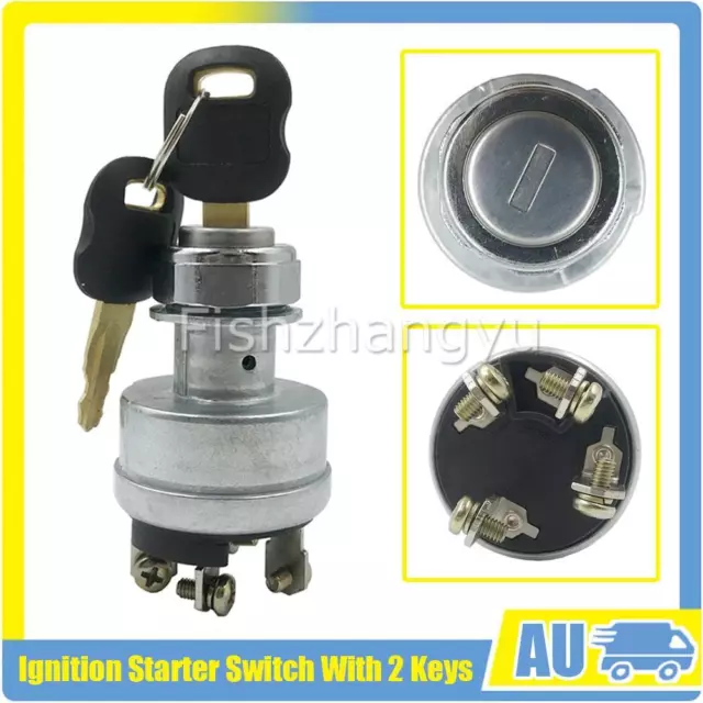 Ignition Key Starter Switch For Caterpillar 9G7641 9G-7641 For CAT With 2 Keys O