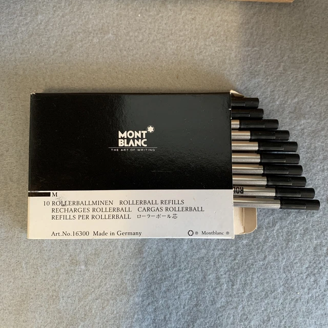 montblanc rollerball black ink refill 16300 10 refill in Japanese box Germany montblanc rollerball black ink refill 16300 10 refill in Japanese box Germany