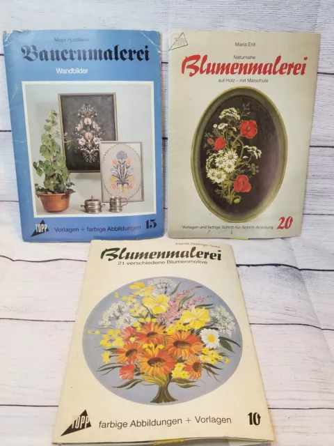 Paquetes de patrones de arte popular bávaro flores alemanas diferentes