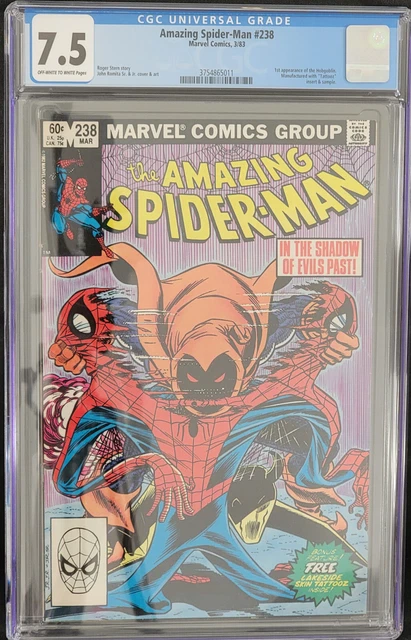 The Amazing Spider-Man 238 CGC 7.5 **1st app Hobgoblin w/tattooz insert