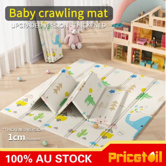 Foldable Baby Kids Play Mat Crawling Picnic Alphabet Floor Rug 200*180*1.0cm XPE