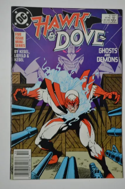 Hawk & Dove #1 of 5 October 1988 VF/NM DC Comics Mini Series **Newsstand**