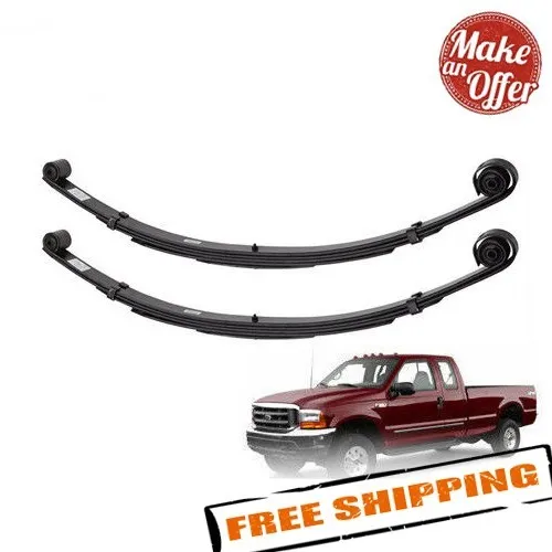 Pro Comp 22410 Front 4" Lifted Leaf Springs 99-04 Ford F250/F350 Pair w/Bushings 2