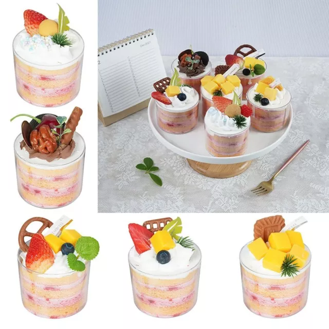 Food Model Simulation Kitchen Layout Faux Cream Cake Artificial Fruit Cupcake