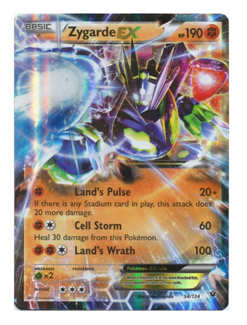 Pokemon - Zygarde EX - 54/124 - XY Fates Collide - Ultra selten