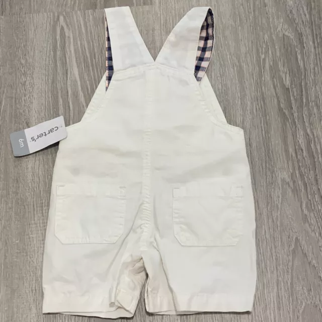 Monos Carters Bebé Niños Talla 6 Meses Blanco Azul Mamá Primer Compañero Náutico Nuevo 3