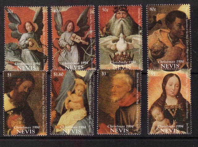 Nevis 1994 Christmas Art set MNH mint stamps