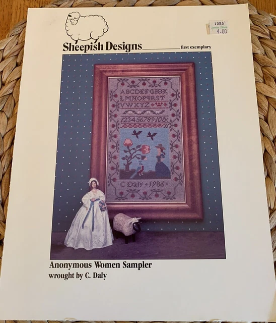 Sheepish Designs Anonymous Women Sampler 1st Exemplary Cross Stitch Chart