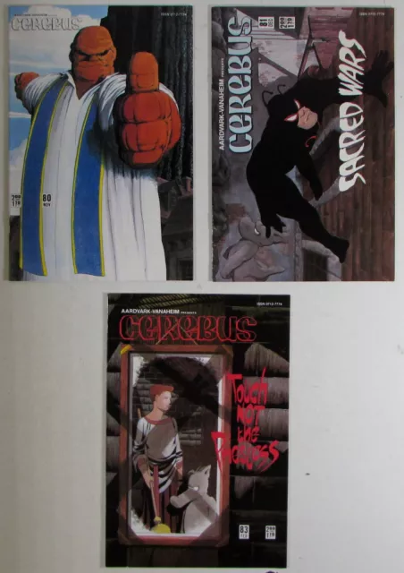 Cerebus Lot of 3 #80,81,83 Aardvark-Vanaheim (1985) FN/VF 1st Print Comic Books