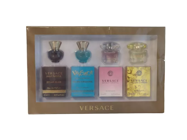 Versace Parfüm Geschenk Set 4x5ml Neu