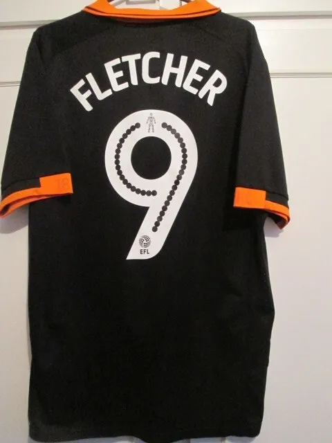 Sheffield Wednesday 2016-2017 Fletcher 9 Away Football Shirt Size Medium  /58916