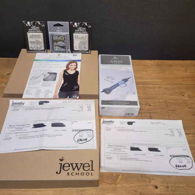Jolee's Jewel School Set Hotfix herramienta de cristal, elementos cristalizados de Swarovski