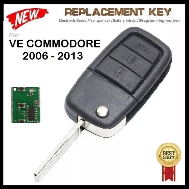 For HOLDEN VE COMMODORE Remote Flip key Shell Omega Berlina Calais  SV6 HSV GTS