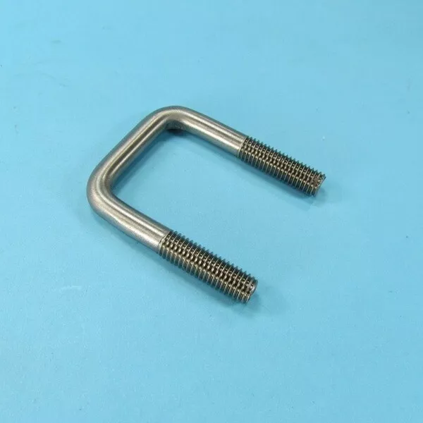 COLLIER DE TUYAU carré acier inoxydable U étrier de tuyau collier de  repassage pour tube de 50 mm EUR 3,90 - PicClick FR